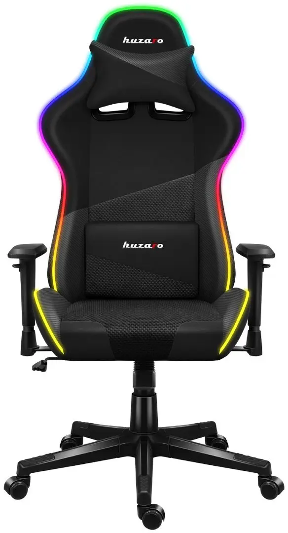 Fotoliu gaming Huzaro Force RGB LED 6.2 (Black)