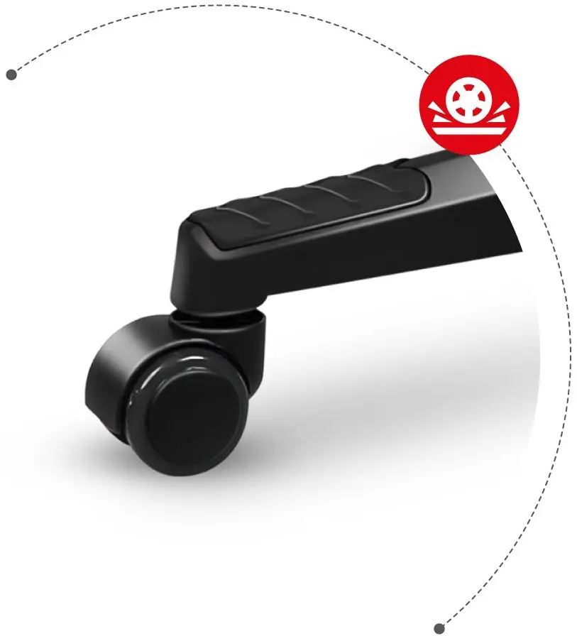 Fotoliu gaming Huzaro Force RGB LED 6.2 (Black)