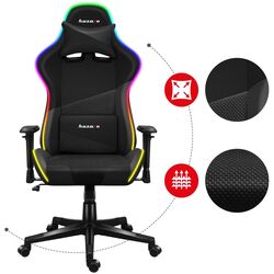 Fotoliu gaming Huzaro Force RGB LED 6.2 (Black) Thumb