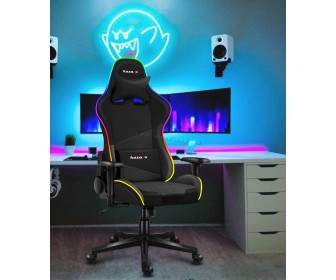 Fotoliu gaming Huzaro Force RGB LED 6.2 (Black)