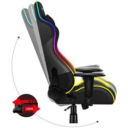 Fotoliu gaming Huzaro Force RGB LED 6.2 (Black) Thumb