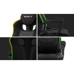 Fotoliu gaming Huzaro Mesh Gaming (Black) Thumb