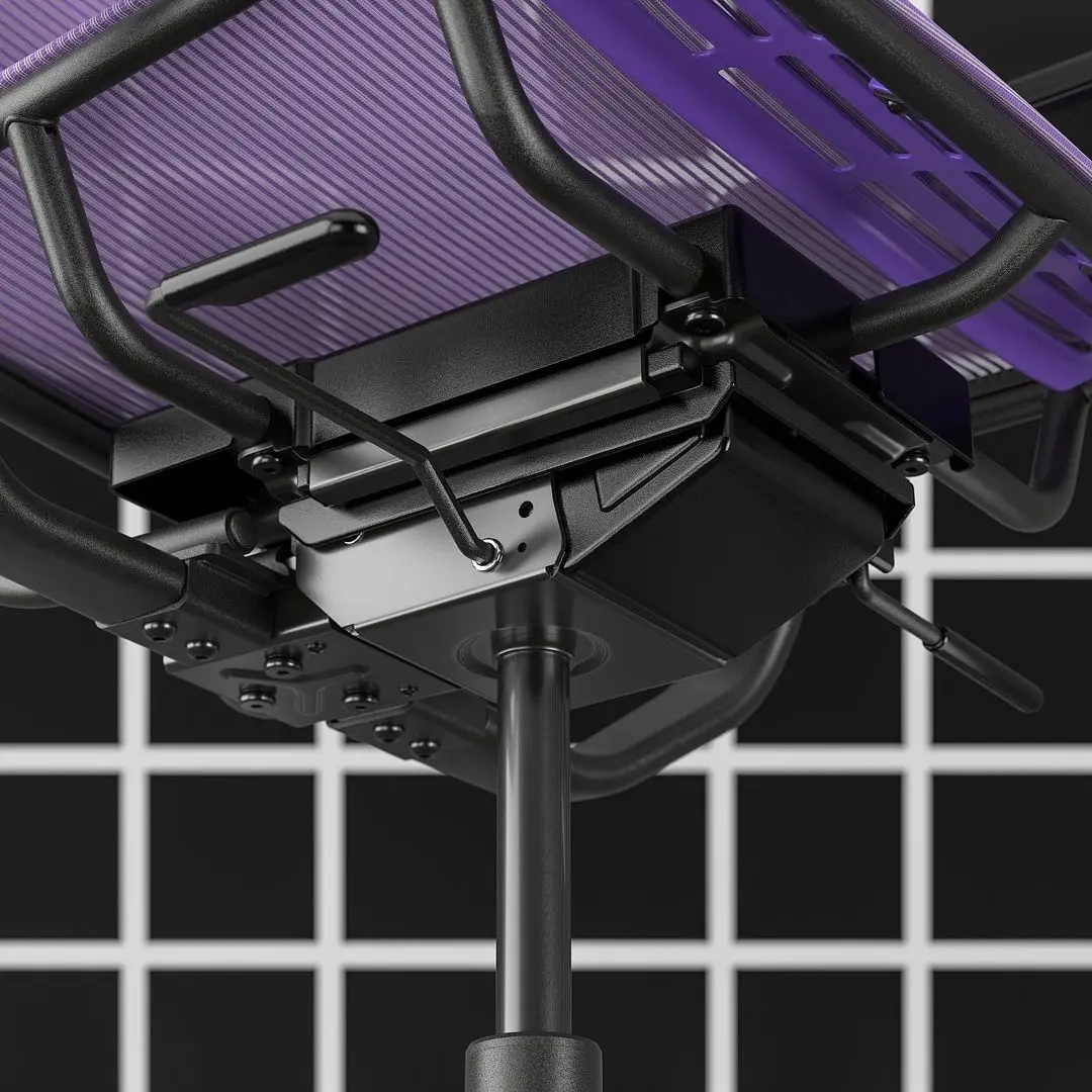 Геймерское кресло Ikea Styrspel (Фиолетовый/Черный)