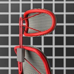 Геймерское кресло Ikea Styrspel (Серый/Красный) Thumb