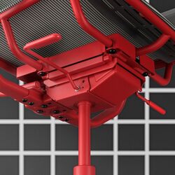 Геймерское кресло Ikea Styrspel (Серый/Красный) Thumb