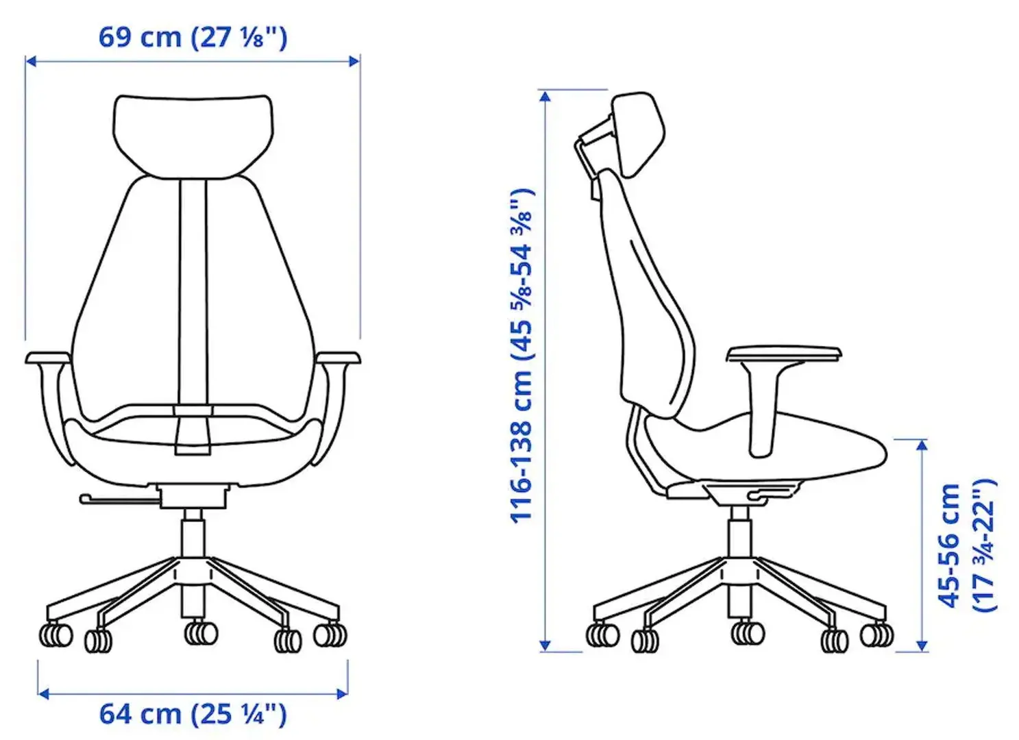 Scaun de gaming Ikea Gruppspel (Gunnared Bej)