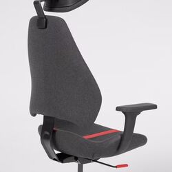 Scaun de gaming Ikea Gruppspel (Gunnared Negru/Gri) Thumb