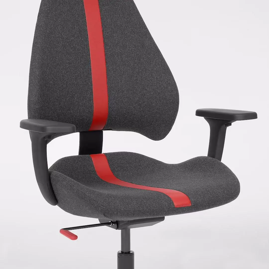 Scaun de gaming Ikea Gruppspel (Gunnared Negru/Gri)