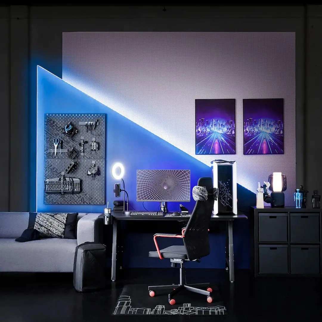 Кресло Ikea Huvudspelare (Черный)