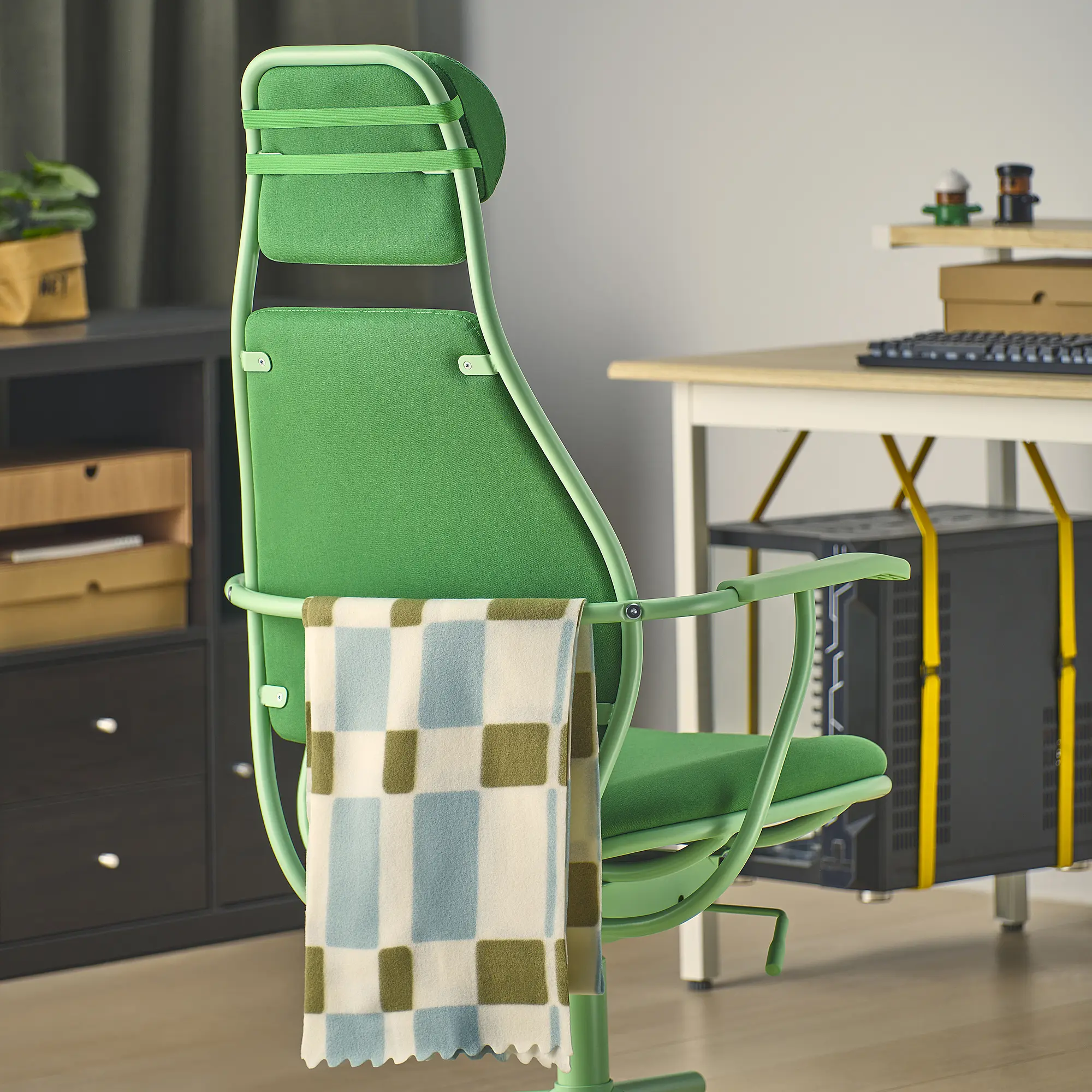 Игровое кресло Ikea Loparbana/Vissle (Зеленый) - 8