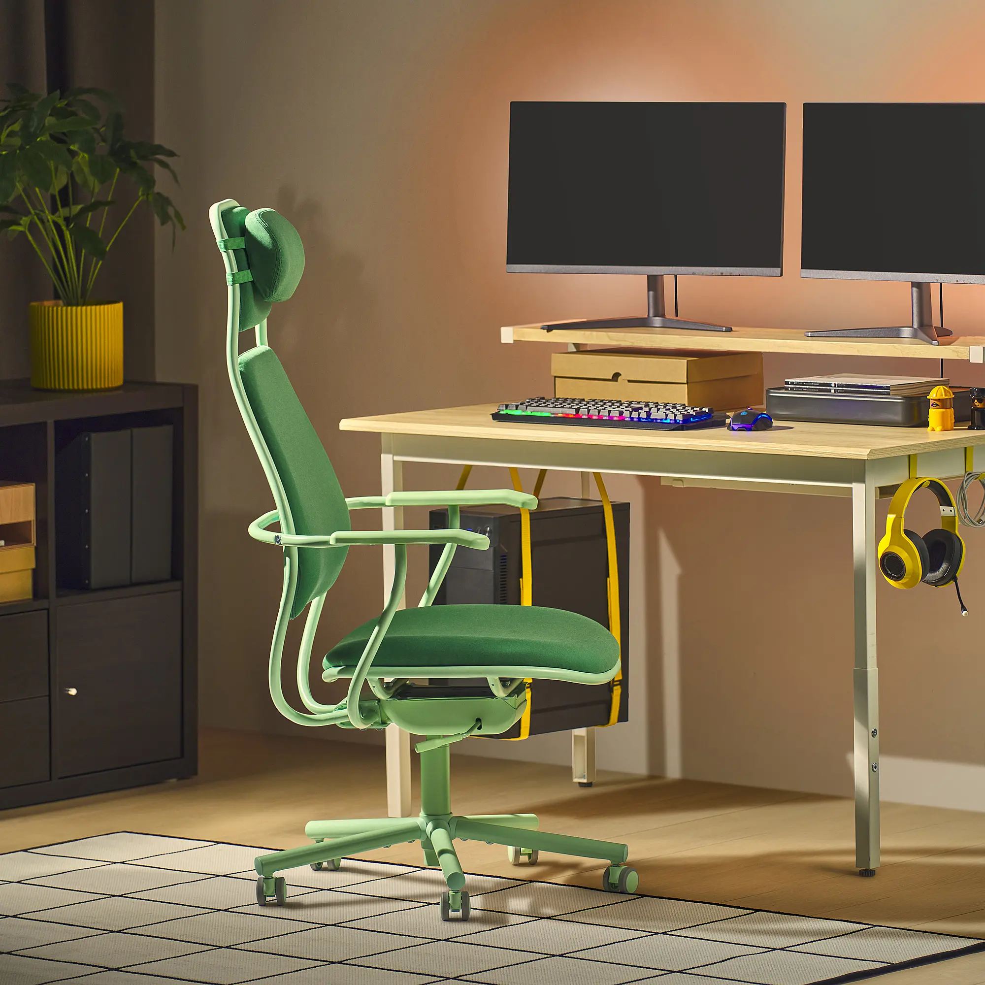 Игровое кресло Ikea Loparbana/Vissle (Зеленый) - 9