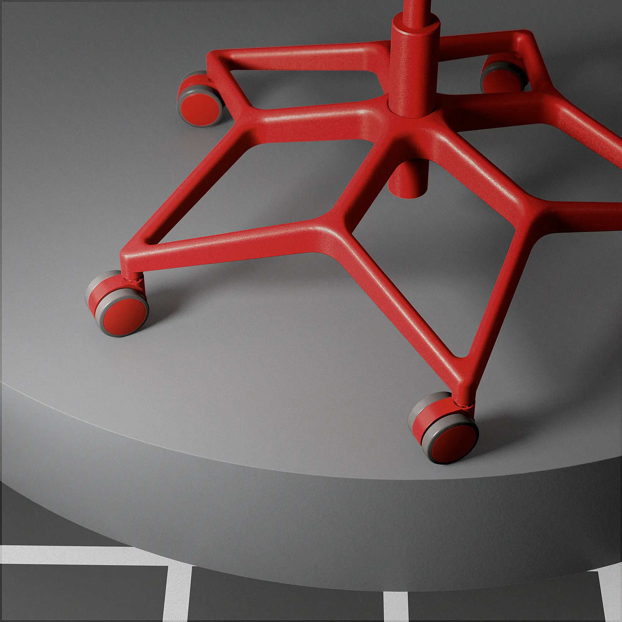 Игровое кресло Ikea Styrspel (Красный) - 4
