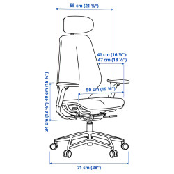 Игровое кресло Ikea Styrspel (Красный) Thumb