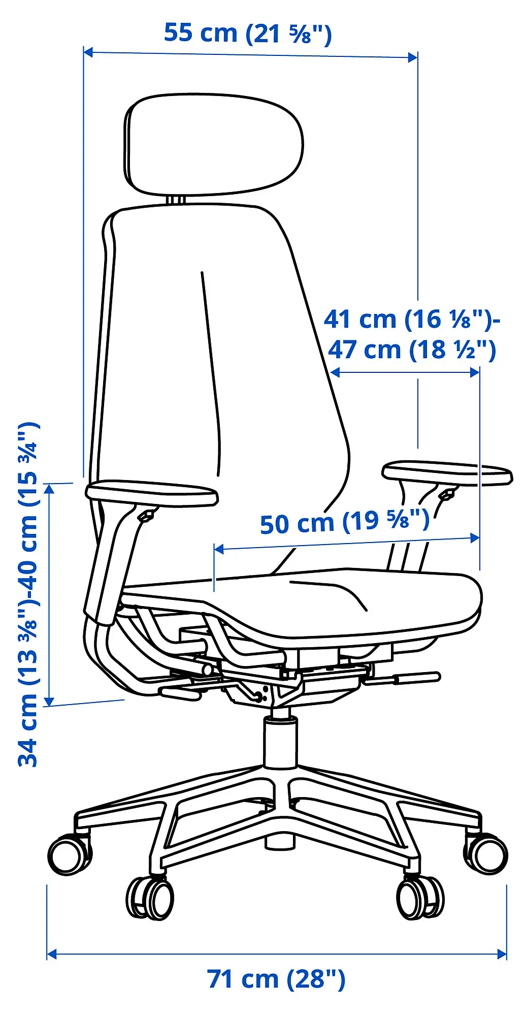 Игровое кресло Ikea Styrspel (Красный) - 6