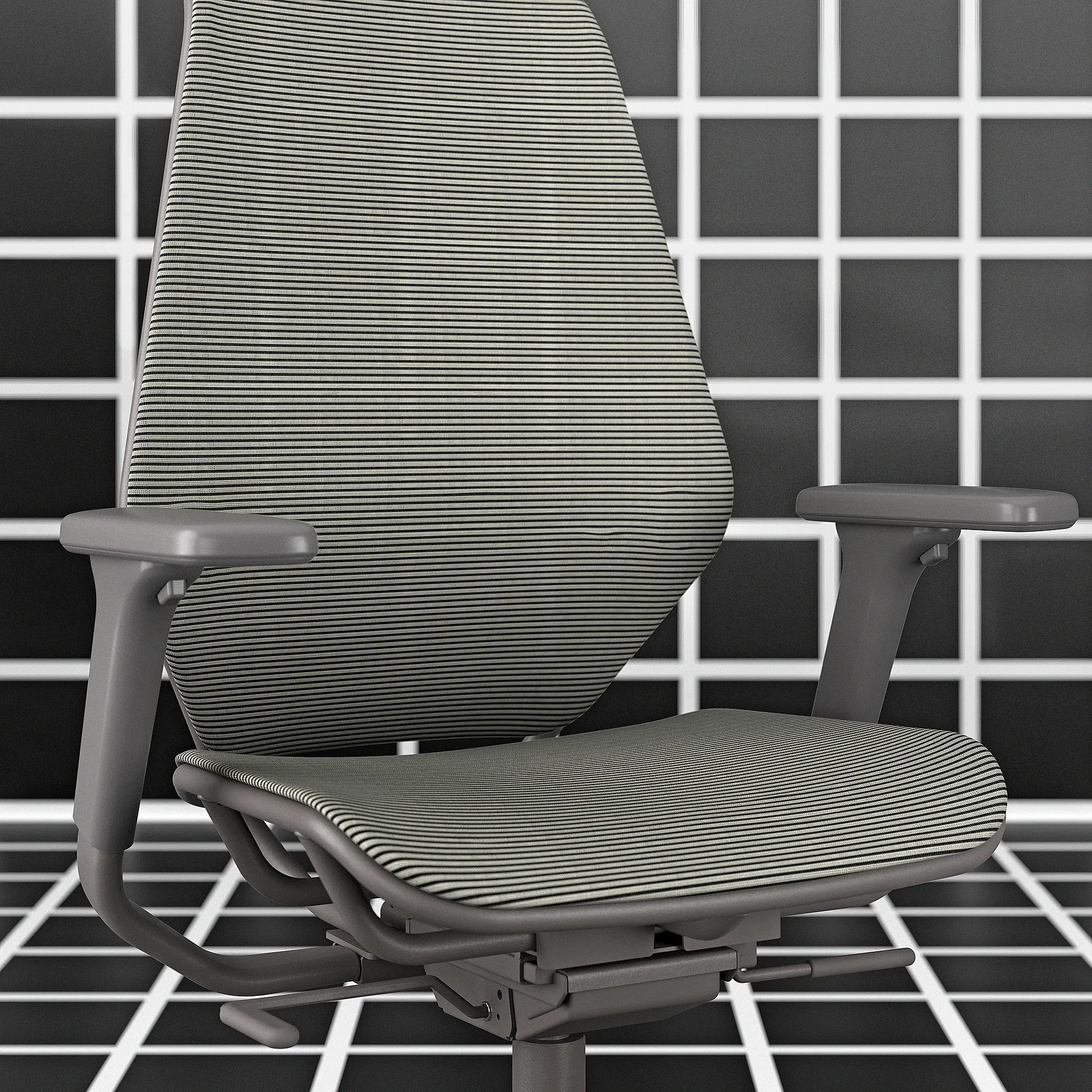Scaun de gaming Ikea Styrspel (Gri inchis) - 7