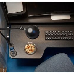 Set de mobila pentru oficiu Ikea Fredde/Matchspel (Negru) Thumb