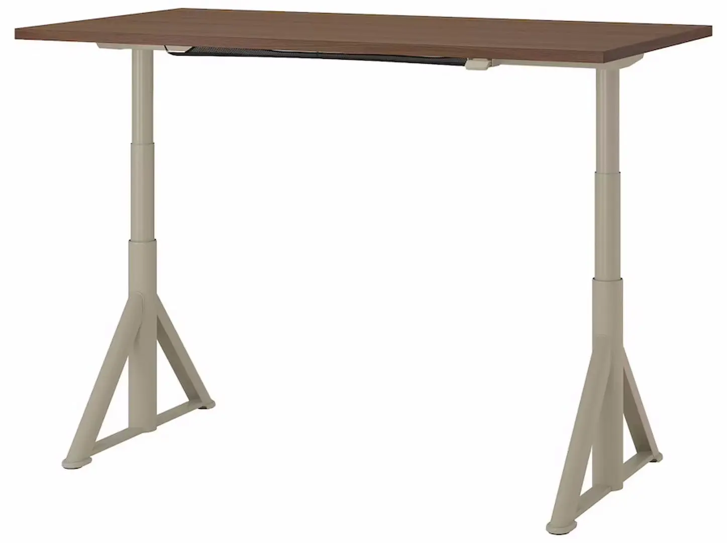 Комплект офисной мебели Ikea Idasen/Gruppspel 160x80 (Коричневый/Бежевый) - 2