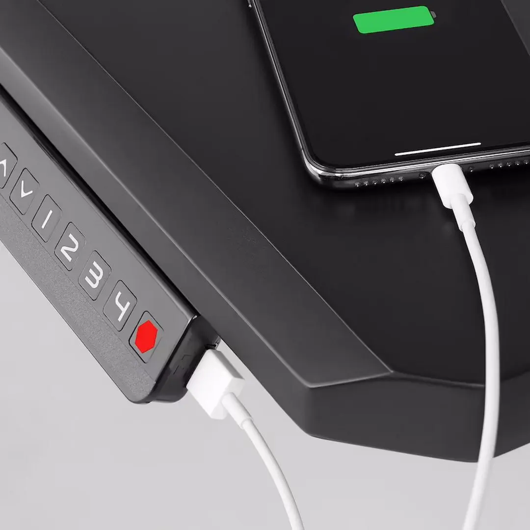 Set de mobila pentru oficiu Ikea Uppspel/Gruppspel 180x80 (Negru/Grann Negru) - 8