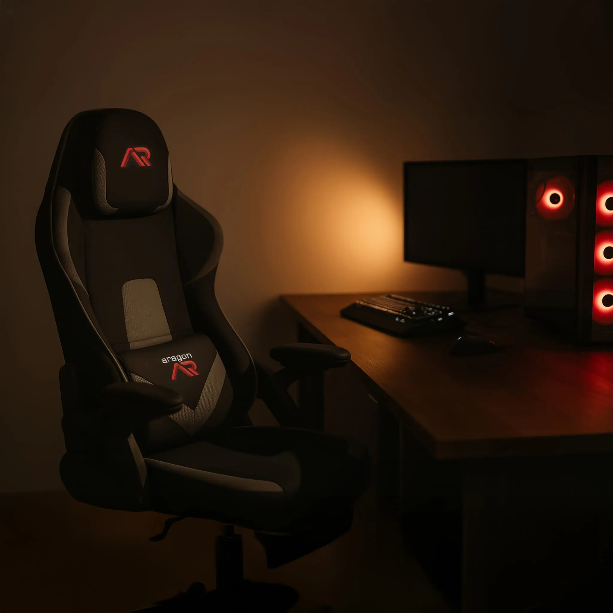 Игровое кресло Jumi Aragon CM-370890 (Black/Grey) - 4