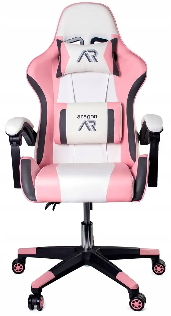 Fotoliu gaming Jumi Aragon (White/Pink) - 2