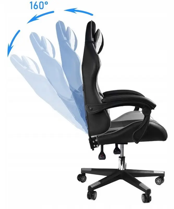 Fotoliu gaming Jumi Aragon (White/Pink) - 6