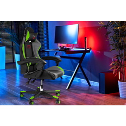 Fotoliu gaming + mouse pad Jumi Aragon (Black/Grey/Green)