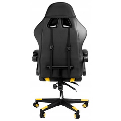 Fotoliu gaming + mouse pad Jumi Aragon (Black/Grey/Yellow) Thumb