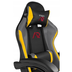 Fotoliu gaming + mouse pad Jumi Aragon (Black/Grey/Yellow) Thumb