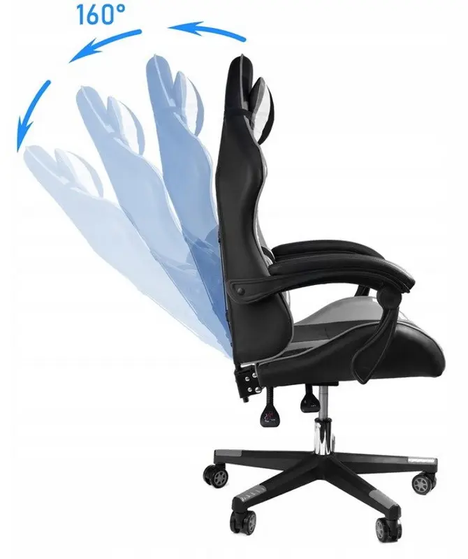 Fotoliu gaming + mouse pad Jumi Aragon (Black/Grey/Yellow)