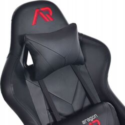 Fotoliu gaming + covoras pentru mouse Jumi Aragon CM-439504 (Black) Thumb