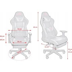 Fotoliu gaming + covoras pentru mouse Jumi Aragon CM-439504 (Black) Thumb