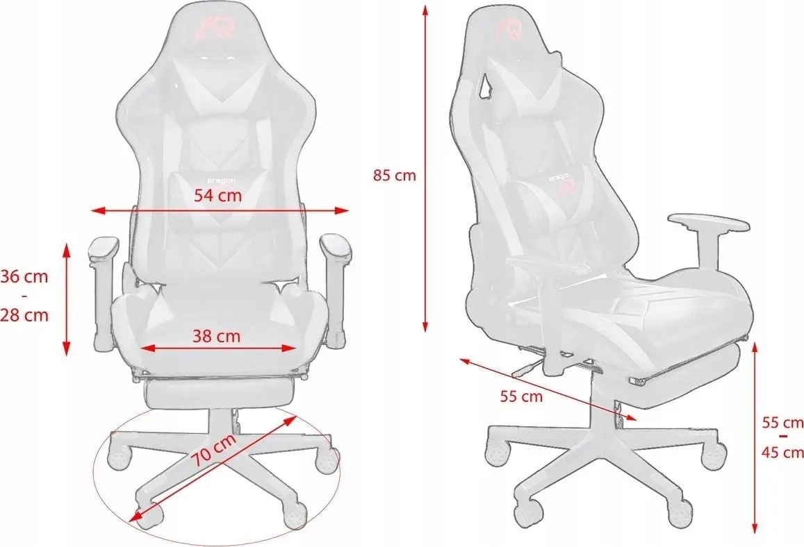 Fotoliu gaming + covoras pentru mouse Jumi Aragon CM-439504 (Black)