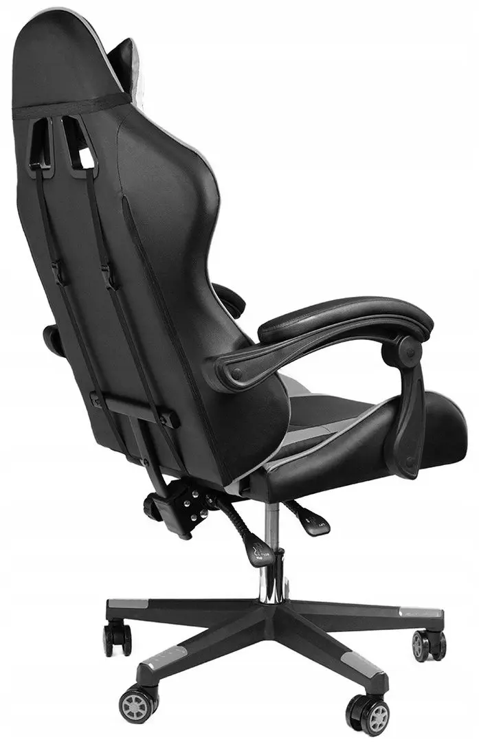 Fotoliu gaming + covoras pentru mouse Jumi Aragon CM-439924 (Black/Grey/White)