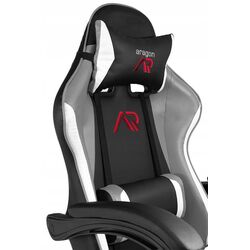 Fotoliu gaming + covoras pentru mouse Jumi Aragon CM-439924 (Black/Grey/White) Thumb