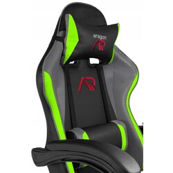 Fotoliu gaming + covoras pentru mouse Jumi Aragon CM-439955 (Black/Grey/Green) Thumb