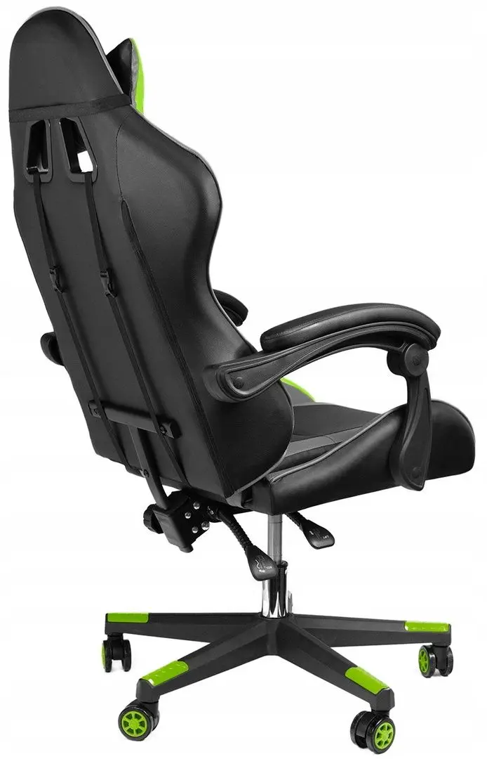 Fotoliu gaming + covoras pentru mouse Jumi Aragon CM-439955 (Black/Grey/Green)