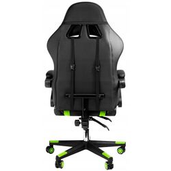 Fotoliu gaming + covoras pentru mouse Jumi Aragon CM-439955 (Black/Grey/Green) Thumb