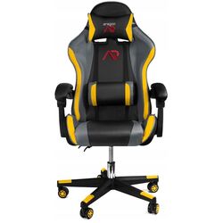 Fotoliu gaming + covoras pentru mouse Jumi Aragon CM-439962 (Black/Grey/Yellow) Thumb