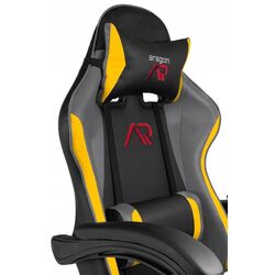 Fotoliu gaming + covoras pentru mouse Jumi Aragon CM-439962 (Black/Grey/Yellow) Thumb