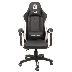 Кресло геймерское Gamer's Legend G3 (Black/White)