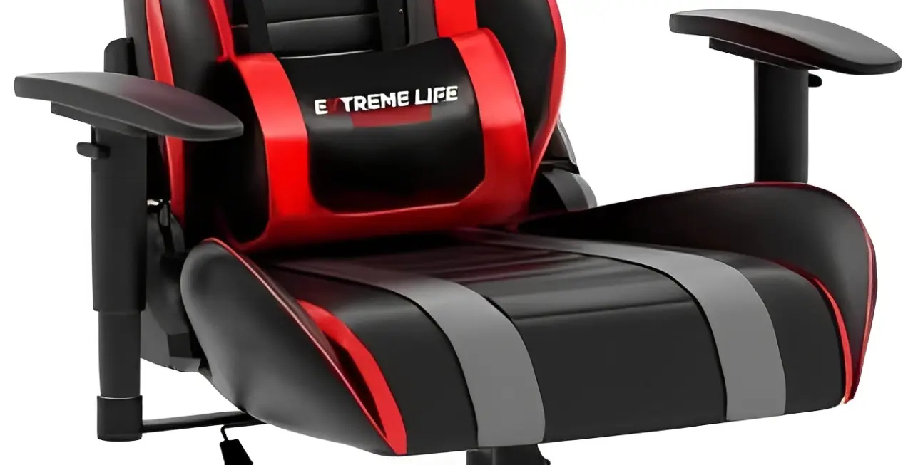 Игровое кресло Magnusplus MC 100-2 (Red/Black/Gray) - 2