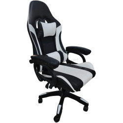 Fotoliu gaming Magnusplus Victrack Turbo AD24GC06 GP 3 (Black/White)