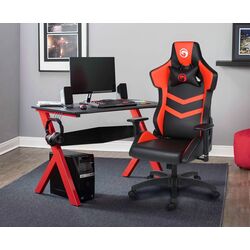 Fotoliu gaming Marvo CH-129 (Black/Red)