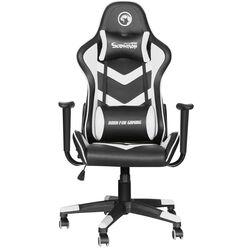 Fotoliu gaiming Marvo CH-106 (White/Black)