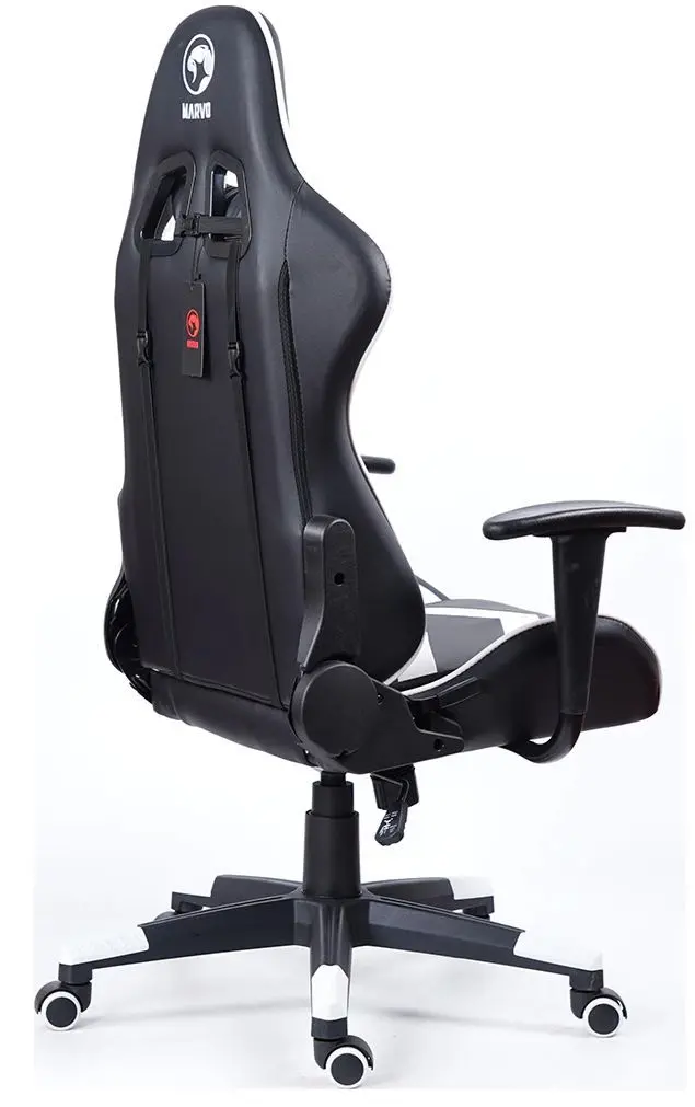 Fotoliu gaiming Marvo CH-106 (White/Black) - 2