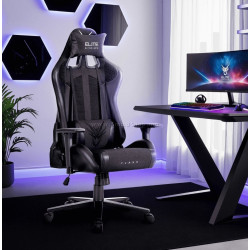 Fotoliu gaming Mebel Elite Flash (Black)