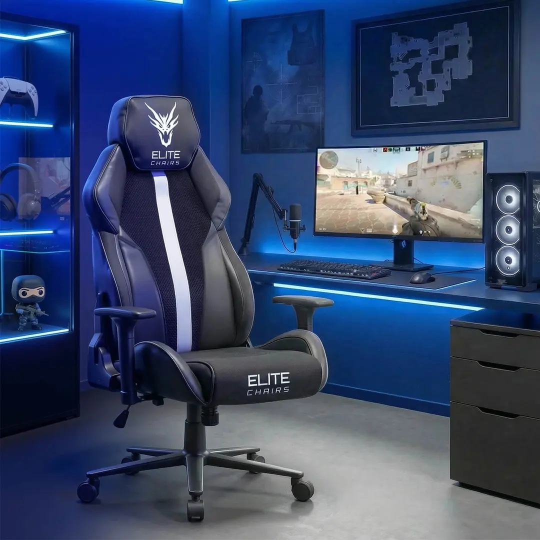 Игровое кресло Mebel Elite Nexon (Black/White)
