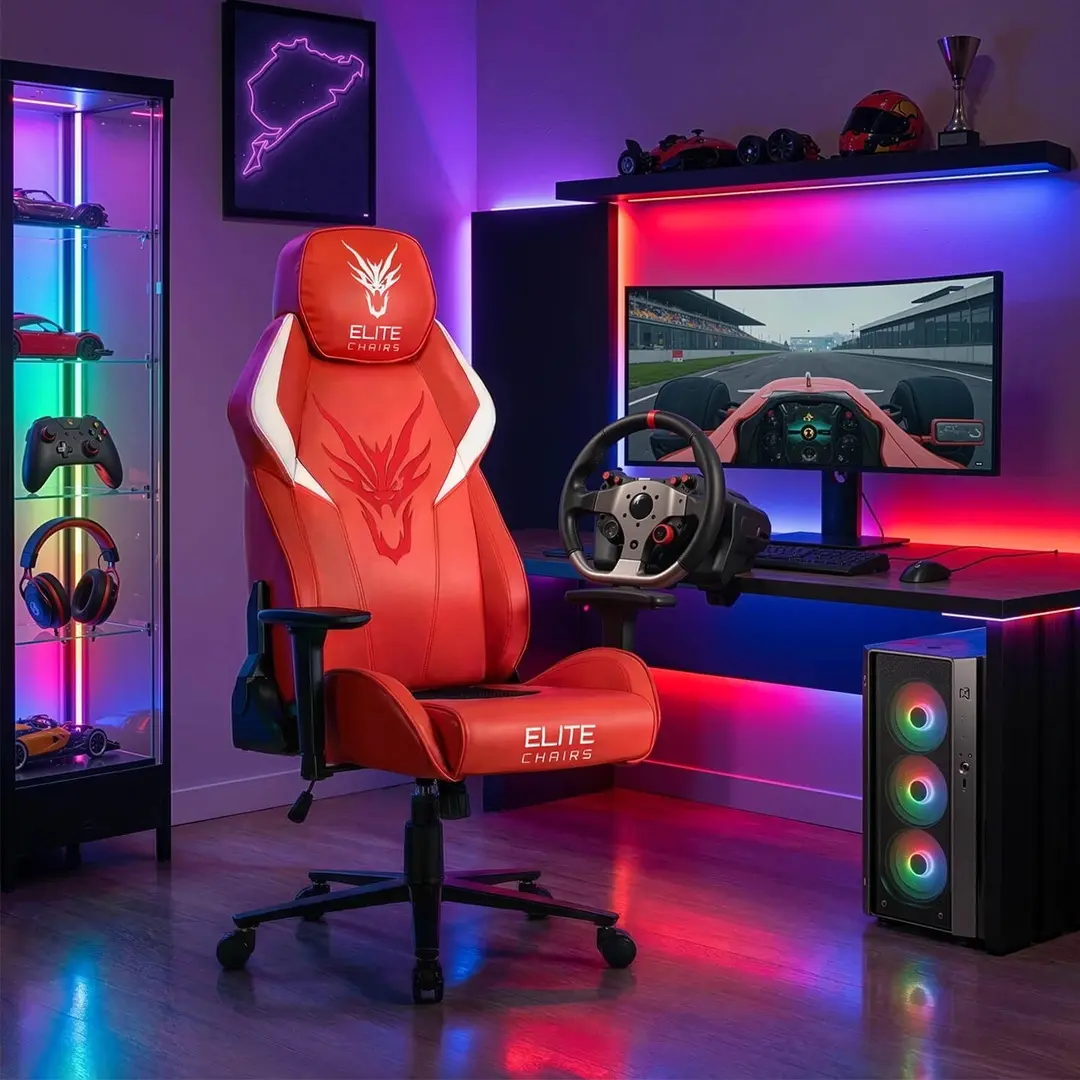Fotoliu gaming Mebel Elite Nexon (Red)
