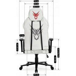 Fotoliu gaming Mebel Elite Nexon (White) Thumb