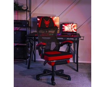 Fotoliu gaming Mebel Elite Bing (Red/Black)